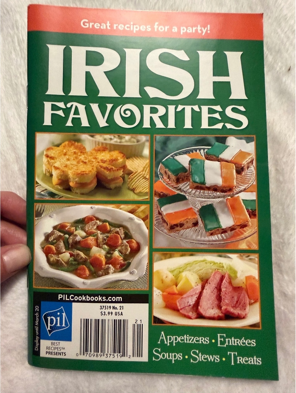 Irish Favorites Cookbook Magazine Vol. 1, No. 21, March 20, 2012